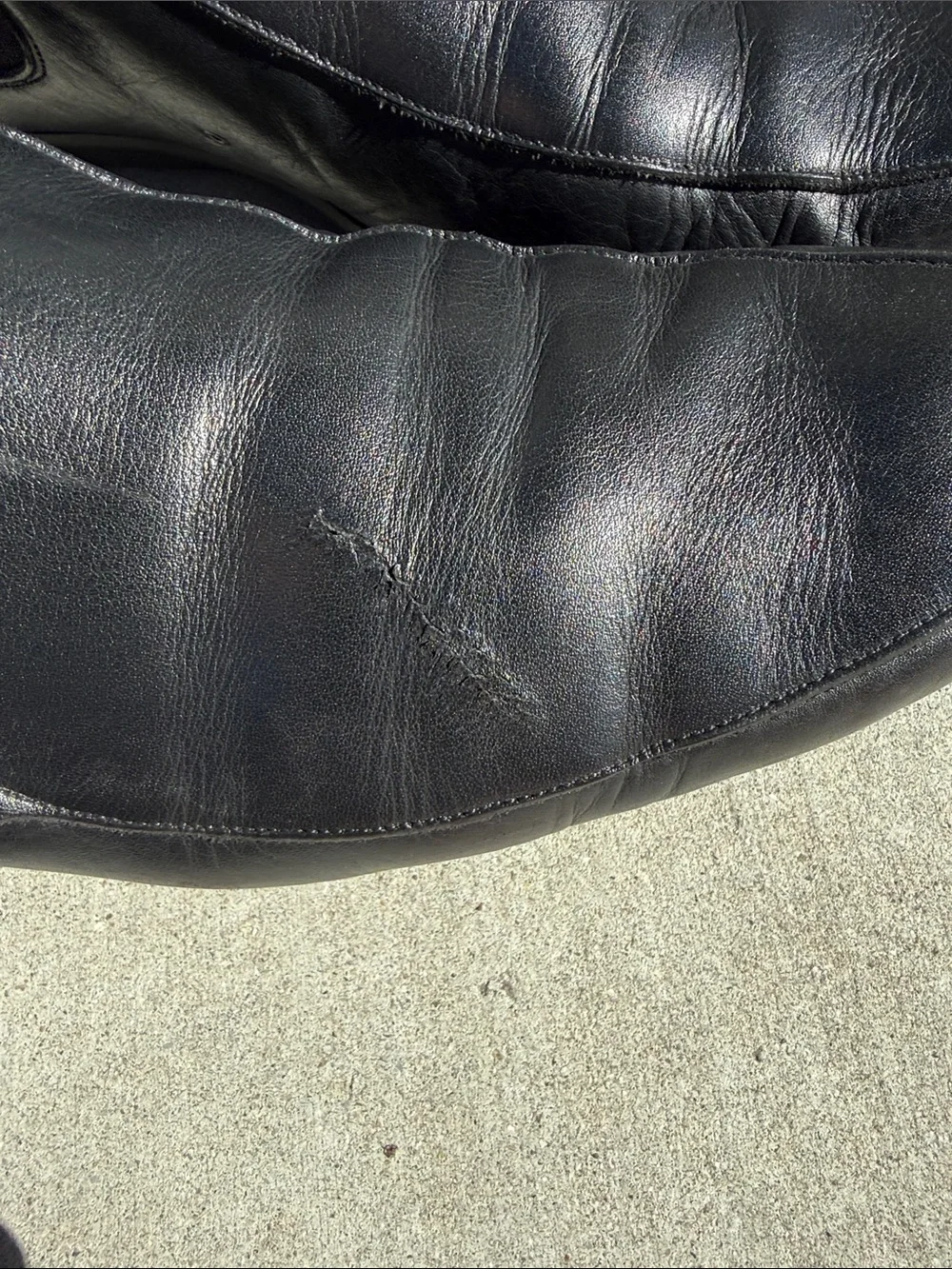 Gucci Black Leather Boots